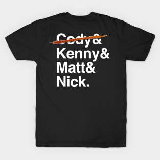 AEW Four Pillars (old guys...  no Cody) T-Shirt